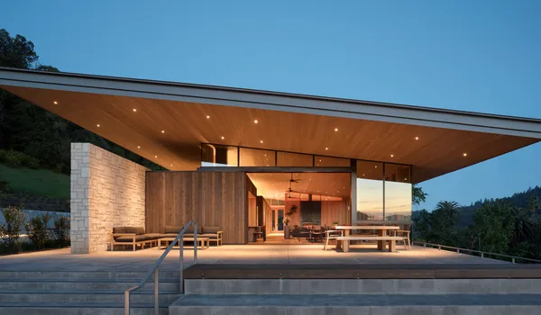 Bohlin Cywinski Jackson Crafts Relaxed Tasting Room in California Wine Country, Honoring Sense of Place