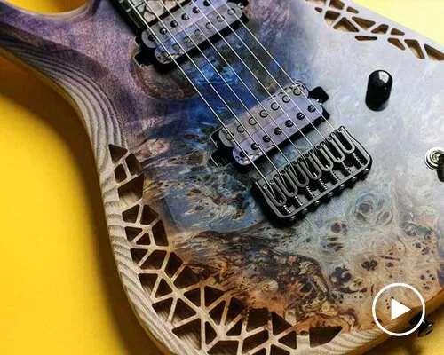 "Natural Algorithms": Omer Deutsch's Handcrafted Guitars Resonate with Mathematics and Aesthetics