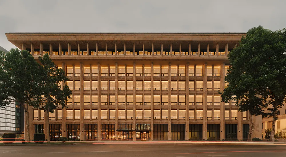 Temporal Dialogue: Neri&Hu's Grand Transformation of a Soviet Post Office into Tbilisi's Telegraph Hotel
