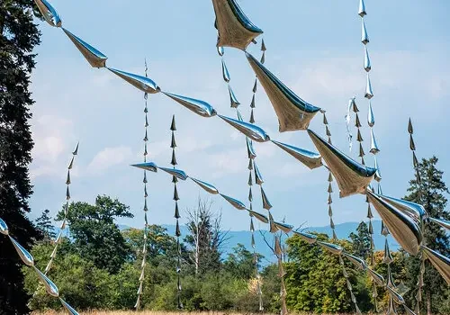 Poetry in Motion: Aérosculpture's 'Steel Grass' Transforms Amsterdam's Breeze into a Kinetic Metallic Landscape