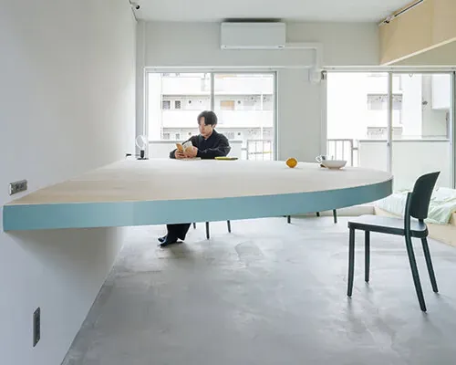 TATO Architects Unveils Transformative Communal Living in Kyoto, Centered by a Striking Semicircular Table