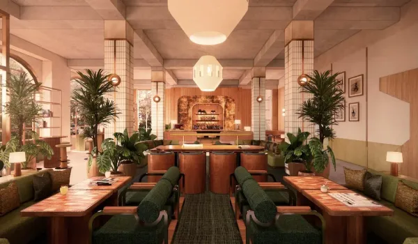 Recess Hotel & Club: Savannah's Historic Canvas Reimagined with Retro-Futurist Vibrancy